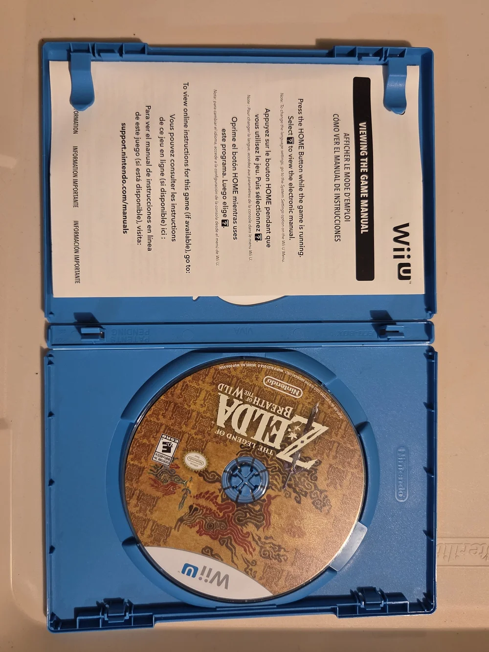 Nintendo The Legend of Zelda: Breath of the Wild - Blue Case